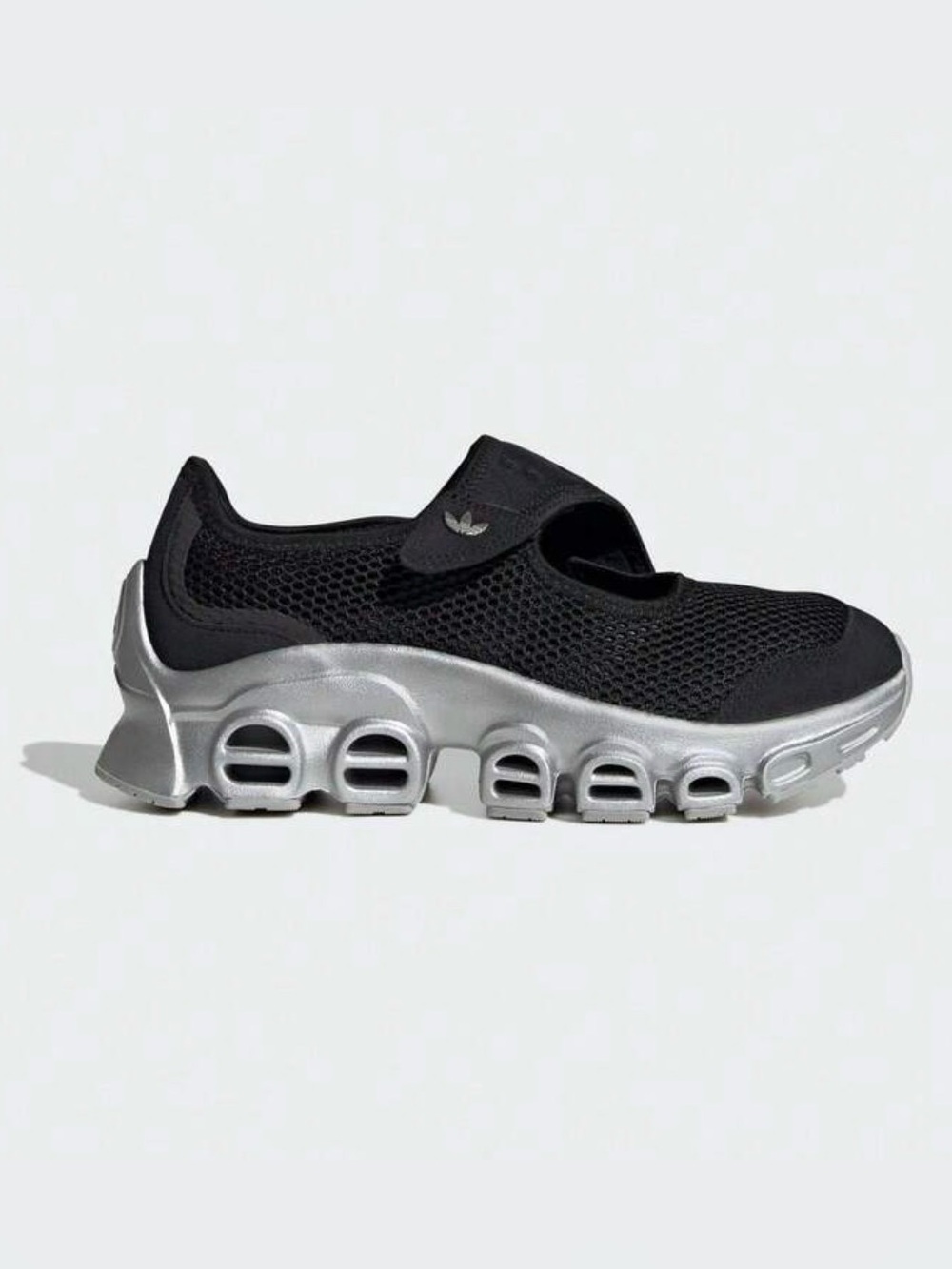 NEW Adidas Originals Mega Mary Jane Sneakers in Black/Silver Size 8.5